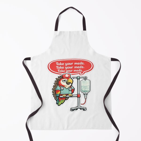 Item preview, Funny Nurse Gift Parrot Humor Healthcare Worker designed and sold by Gentlestate.