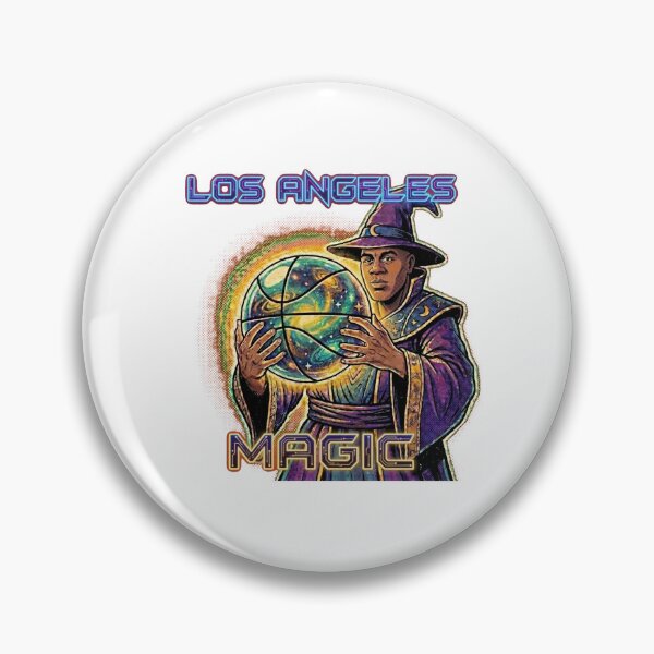 Item preview, Retro LA Magic - Cosmic Basketball Wizard designed and sold by AMSPHY.