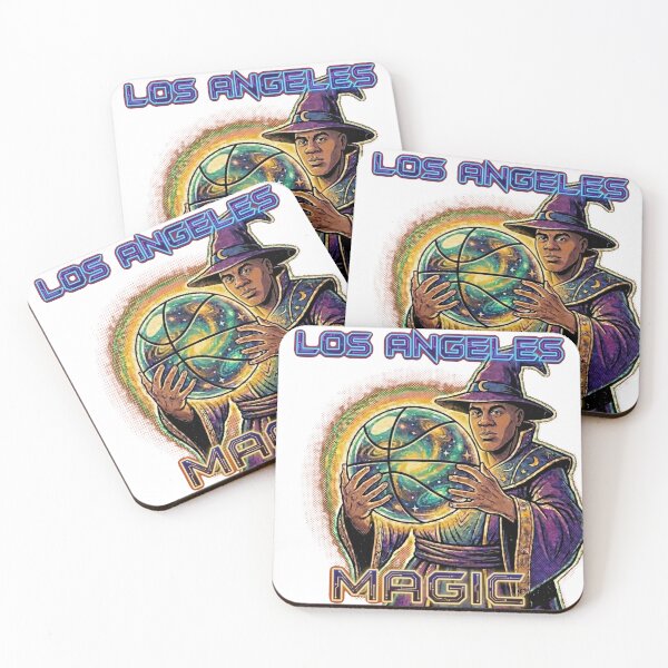 Item preview, Retro LA Magic - Cosmic Basketball Wizard designed and sold by AMSPHY.
