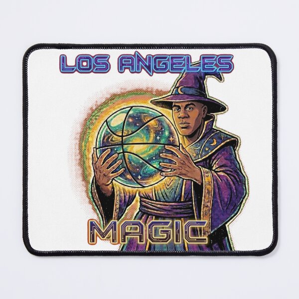 Item preview, Retro LA Magic - Cosmic Basketball Wizard designed and sold by AMSPHY.