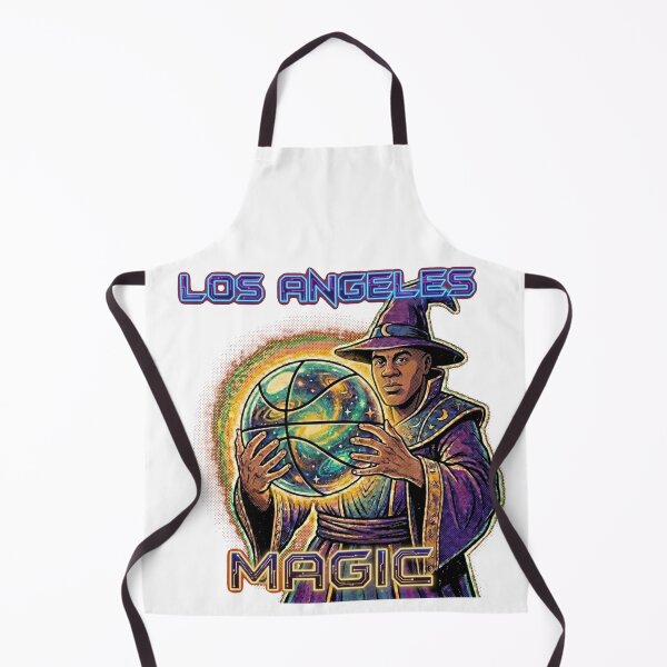 Item preview, Retro LA Magic - Cosmic Basketball Wizard designed and sold by AMSPHY.