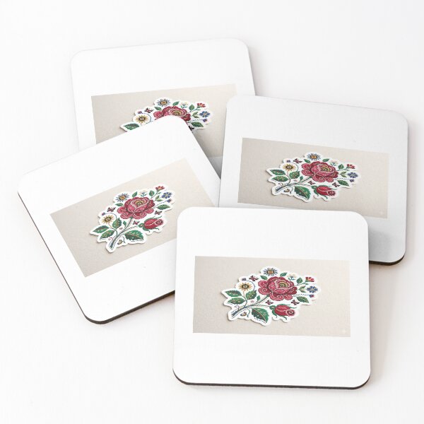Item preview, Traditional Bulgarian Shevica Flower Motif Sticker designed and sold by BookedBusy.