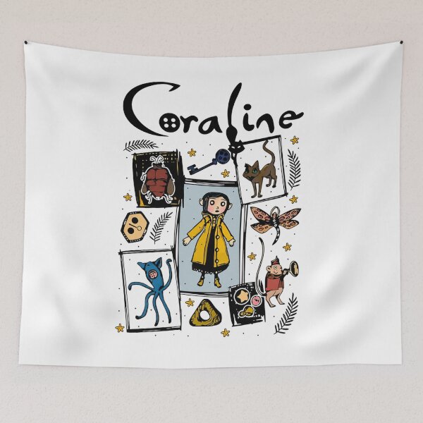 Item preview, Coraline Fantasy Collage Illustration designed and sold by Cherry Glow.
