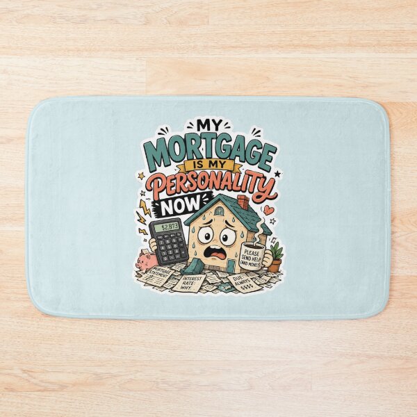 Item preview, My Mortgage Is My Personality Now Funny Homeowner Design designed and sold by Fanverse Merchandise.