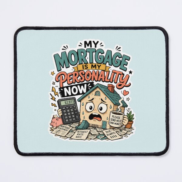 Item preview, My Mortgage Is My Personality Now Funny Homeowner Design designed and sold by Fanverse Merchandise.