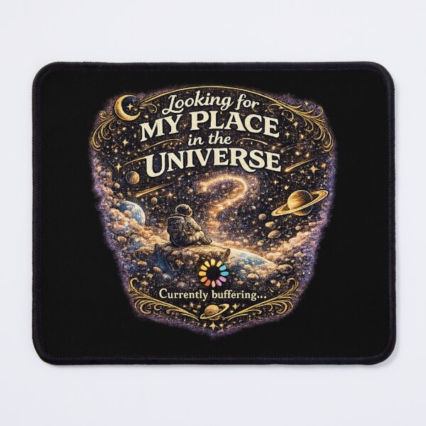 Item preview, Looking for My Place in the Universe Shirt | Currently Buffering Funny Space Tee designed and sold by MrDev.