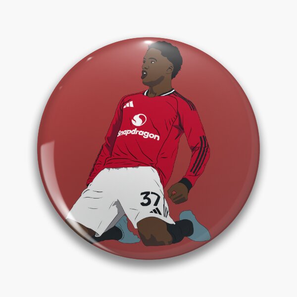 Item preview, Kobbie Mainoo Knee Slide Goal Celebration designed and sold by Hevding.
