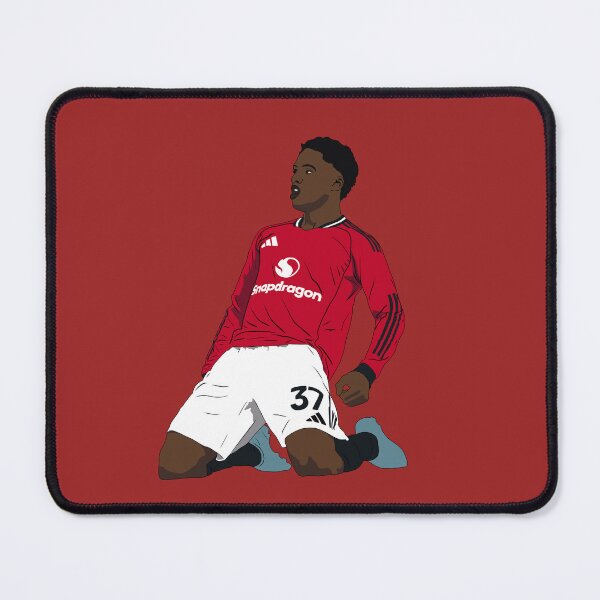 Item preview, Kobbie Mainoo Knee Slide Goal Celebration designed and sold by Hevding.