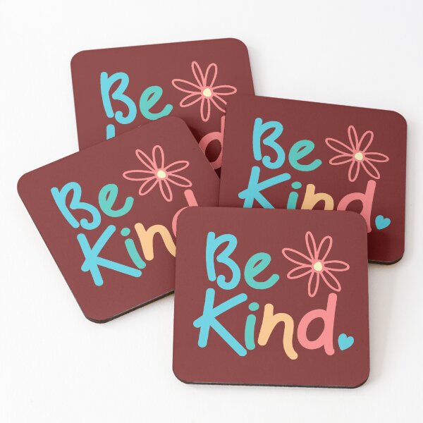 Item preview, Be Kind Rainbow Typography Cute Pastel Flower Design designed and sold by SolutionsArt.