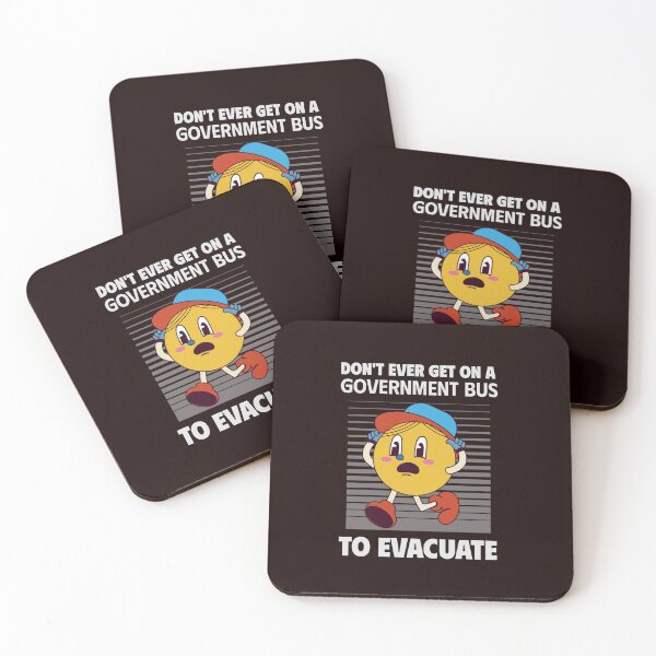 Item preview, DON’T EVER GET ON A GOVERNMENT BUS TO EVACUATE | ANOMALY HUMOR SERIES — DETERMINATION EDITION designed and sold by WitLounge.