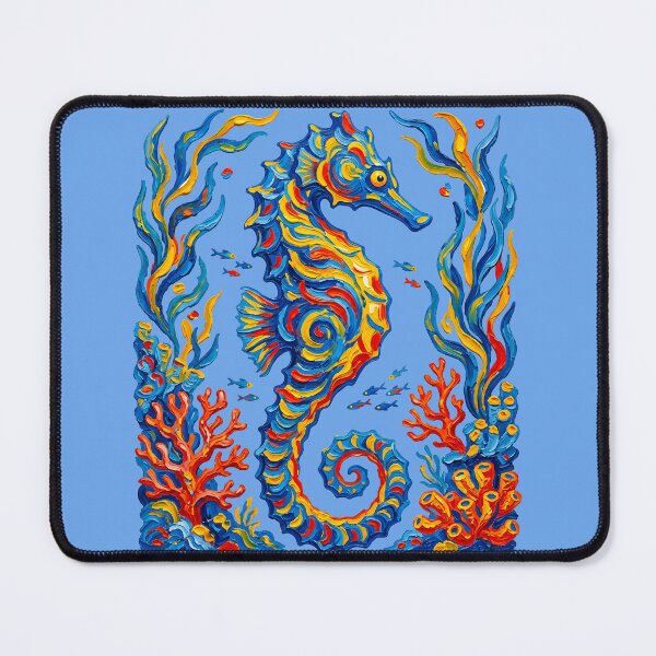 Item preview, Vibrant Colorful Seahorse Coral Reef designed and sold by TeeARTHY.