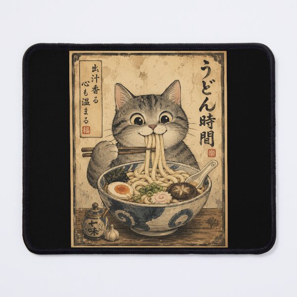 Item preview, Kawaii Udon Cat Artwork designed and sold by SaryaSmyth19.