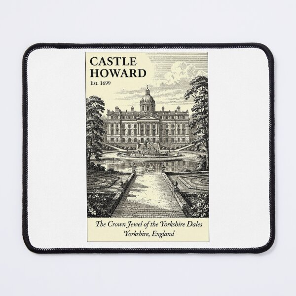 Item preview, Castle Howard Vintage Engraving Art Print | English Baroque Estate Yorkshire | Brideshead Revisited Wall Decor designed and sold by Panom Suavichien.