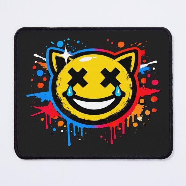 Item preview, Yellow Streetwear Cat – Smiley X Eyes designed and sold by AstraDrip Studio.