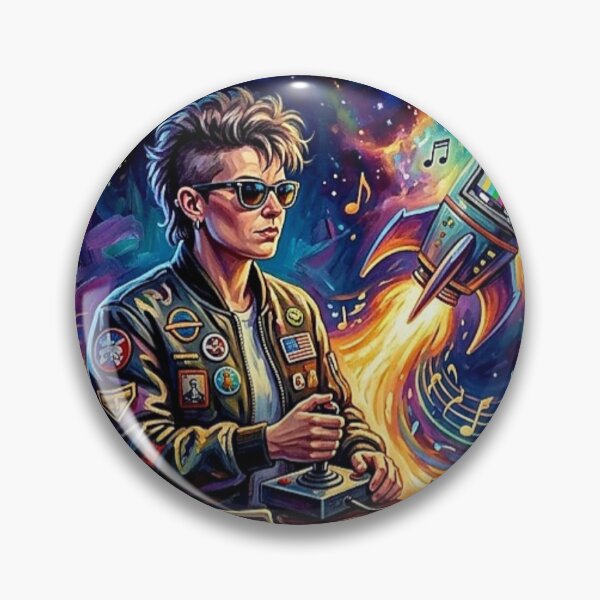 Item preview, A Space-Time Odyssey – Night Flight Fine Art Print designed and sold by Art's Diner.
