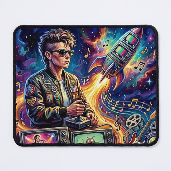 Item preview, A Space-Time Odyssey – Night Flight Fine Art Print designed and sold by Art's Diner.