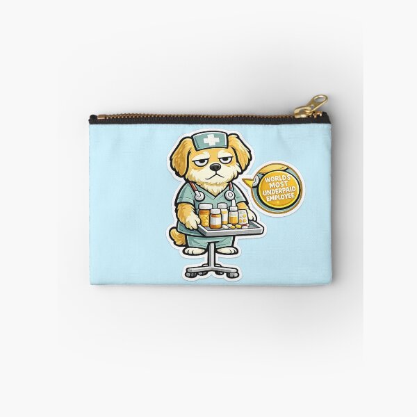 Item preview, Underpaid Nurse Gift Funny Dog Golden Retriever designed and sold by Gentlestate.