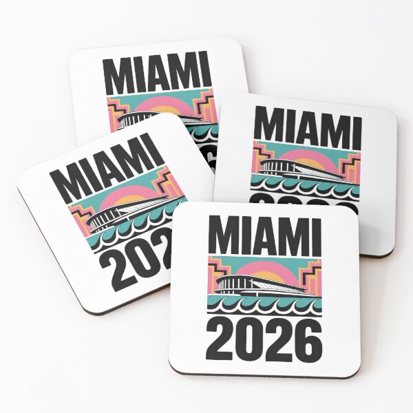 Item preview, Miami 2026 Ocean Wave Football T-Shirt V22 designed and sold by DarylWelsh2024.