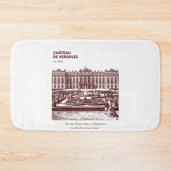 Item preview, Chateau de Versailles T-Shirt | Vintage Engraving Est 1682 France | Dark Academia Historic Palace Gift designed and sold by Panom Suavichien.