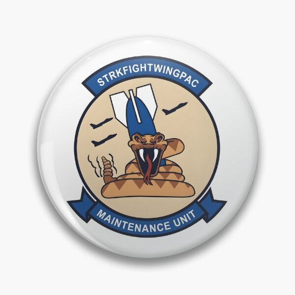 Item preview, STRKFIGHTWINGPAC Maintenance Unit Military Patch designed and sold by CharlieDesings.