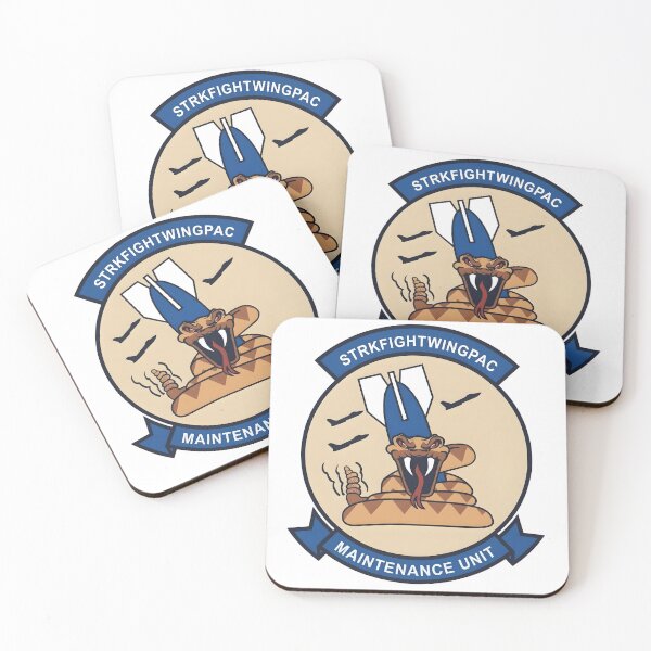 Item preview, STRKFIGHTWINGPAC Maintenance Unit Military Patch designed and sold by CharlieDesings.