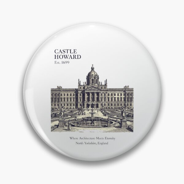 Item preview, Castle Howard T-Shirt | Vintage Engraving Est 1699 North Yorkshire England | Dark Academia Historic Estate Gift designed and sold by Panom Suavichien.