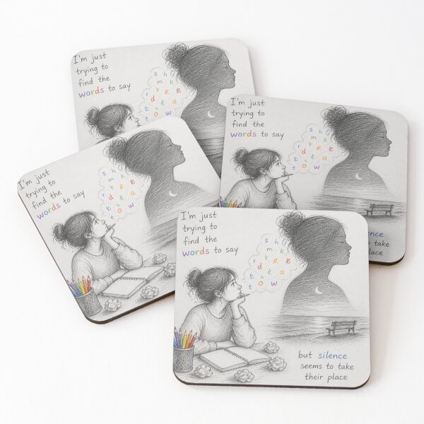 Item preview, Staring In Silence designed and sold by LoveSomethingDifferent.