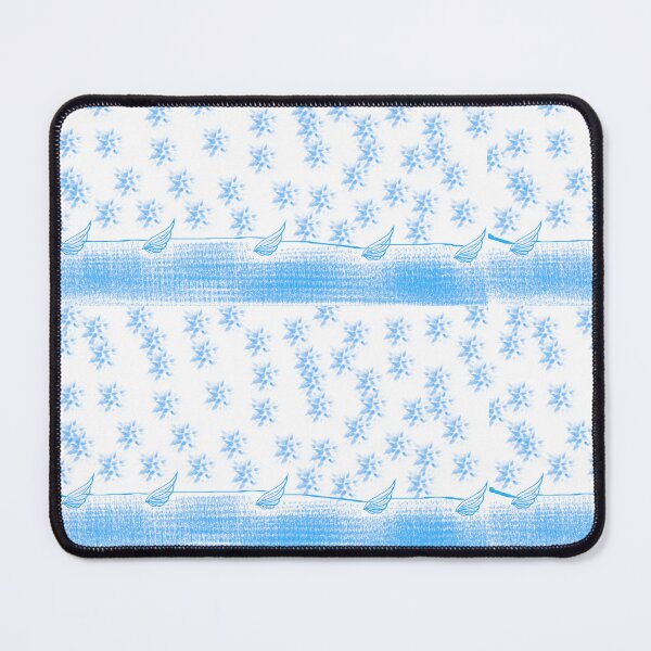 Artikelvorschau, Blue Snow – Minimalistisches Eis- und Schneeflocken-Design entworfen und verkauft von BayliloArtist.