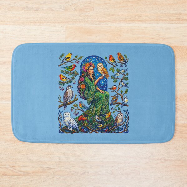 Item preview, Frida Kahlo with Owls and Birds designed and sold by TeeARTHY.