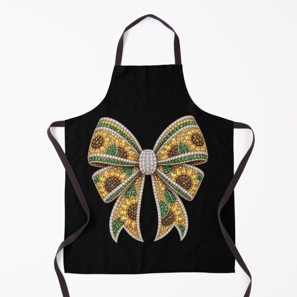 Item preview, Sunflower Country Bow Rhinestone Mosaic | Sunflower Crystal Bow | Rustic Farmhouse Gemstone Bow Design | Luxury Country Glam Graphic designed and sold by ColorSplash123.