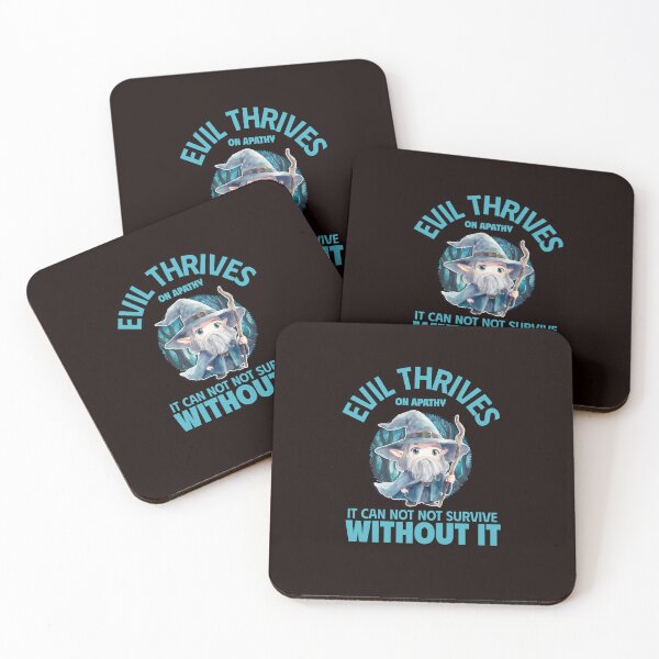 Item preview, EVIL THRIVES ON APATHY | IT CAN NOT SURVIVE WITHOUT IT  | CORE INSIGHTS SERIES  —  ACCOUNTABILITY EDITION designed and sold by WitLounge.