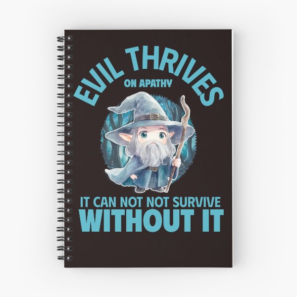 Item preview, EVIL THRIVES ON APATHY | IT CAN NOT SURVIVE WITHOUT IT  | CORE INSIGHTS SERIES  —  ACCOUNTABILITY EDITION designed and sold by WitLounge.