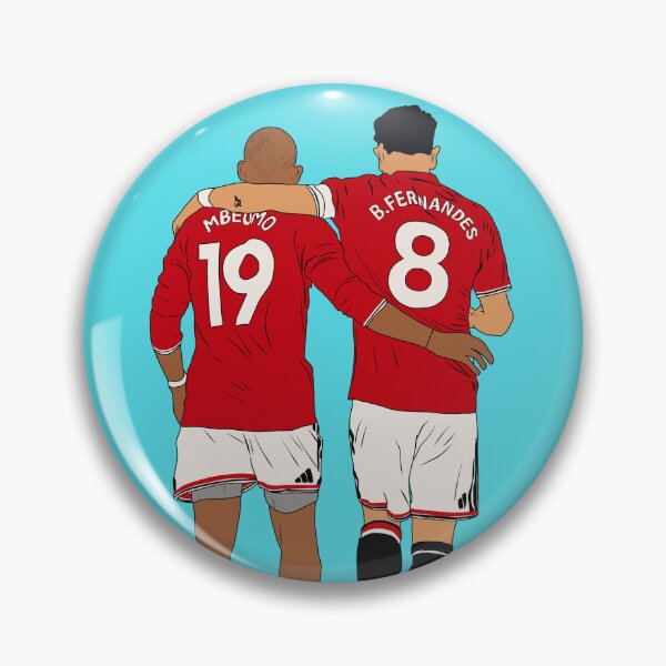 Item preview, Bryan Mbeumo Bruno Fernandes Minimalist Sticker designed and sold by Hevding.