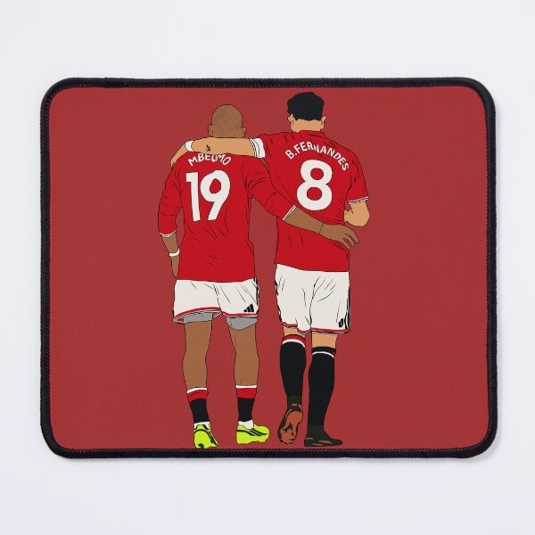 Item preview, Bryan Mbeumo Bruno Fernandes Minimalist Sticker designed and sold by Hevding.