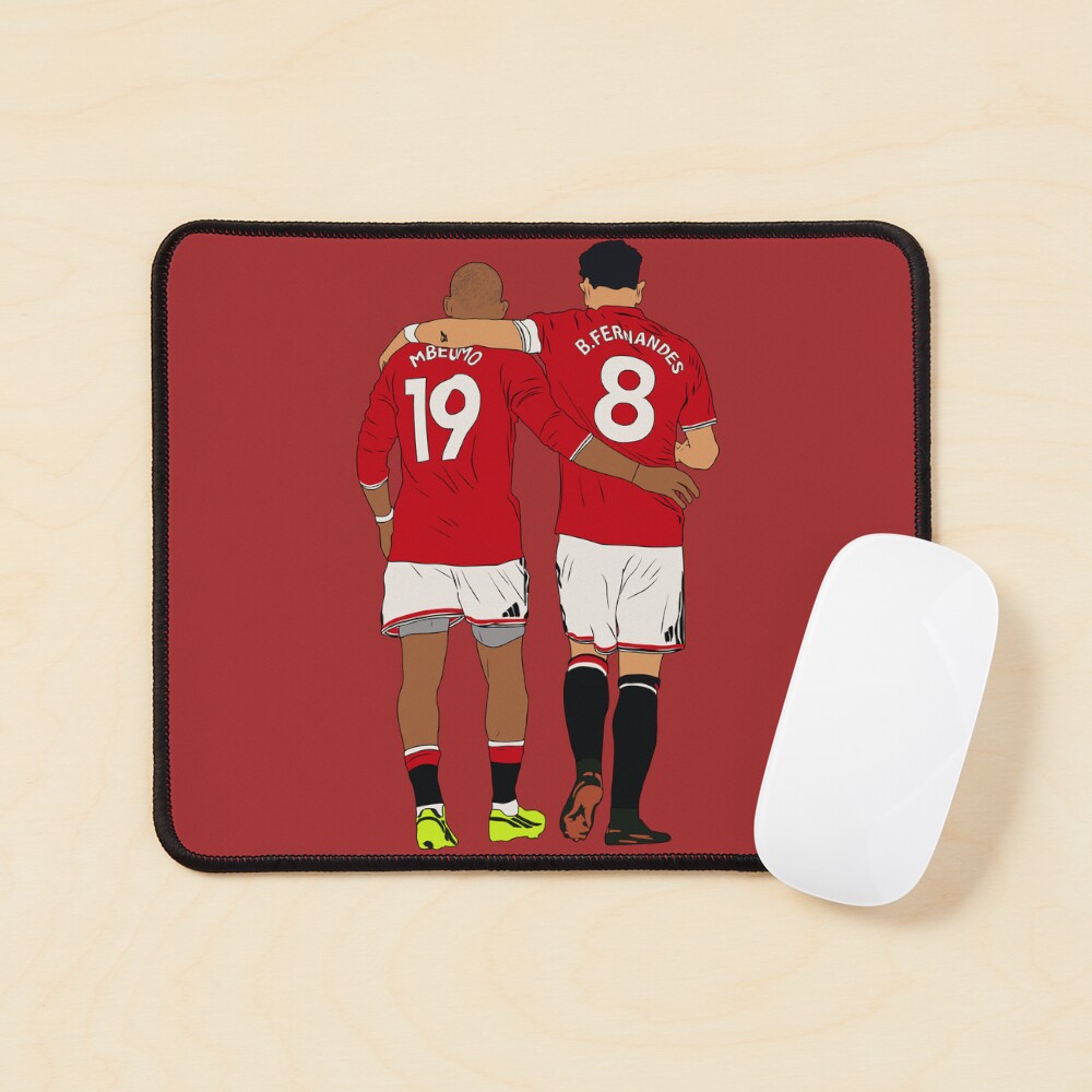 Bryan Mbeumo Bruno Fernandes Minimalist Sticker