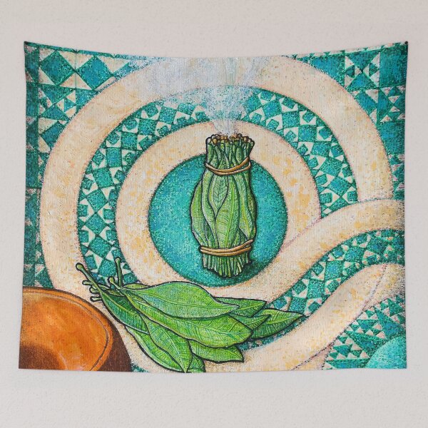 Item preview, Sage Higher Heart Chakra Healing Art designed and sold by kpalana.