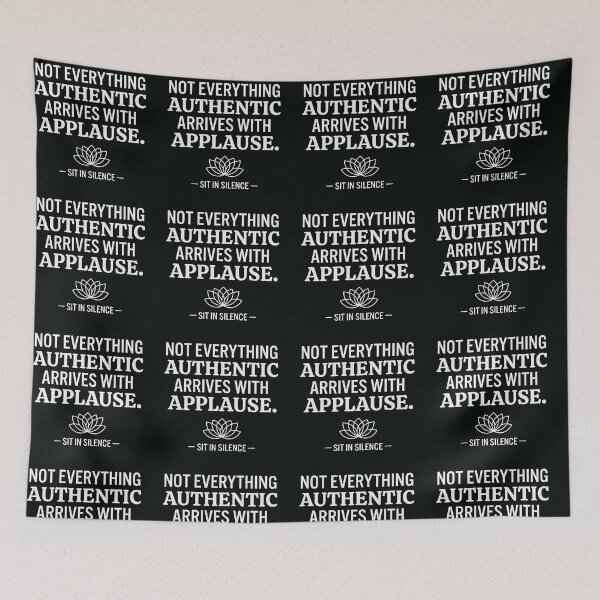 Item preview, Not Everything Authentic minimalist—Soft Stillness.  designed and sold by SitInSilence24.