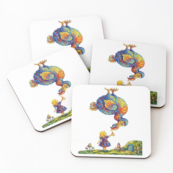 Item preview, Whimsical Alice Meeting the Colorful Dodo Bird designed and sold by TeeARTHY.