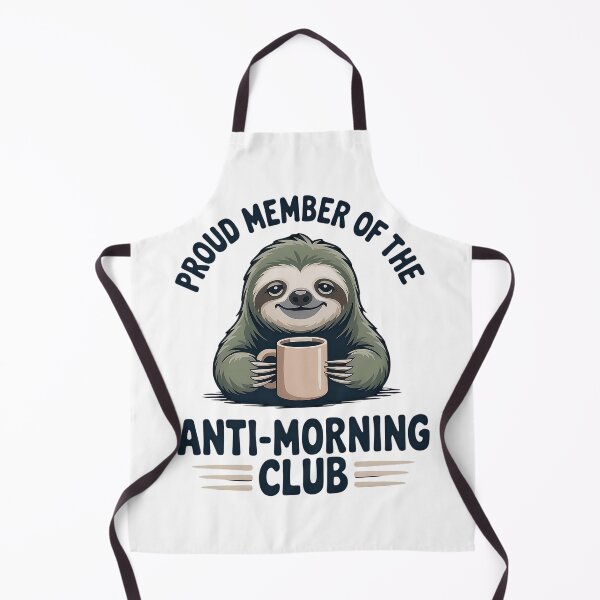 Item preview, Proud Member Of The Anti-Morning Club Sloth designed and sold by whinkester.