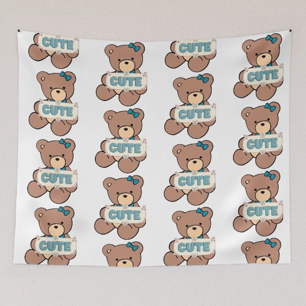 Item preview, Cute Teddy Bear -blue designed and sold by priyankajustine.