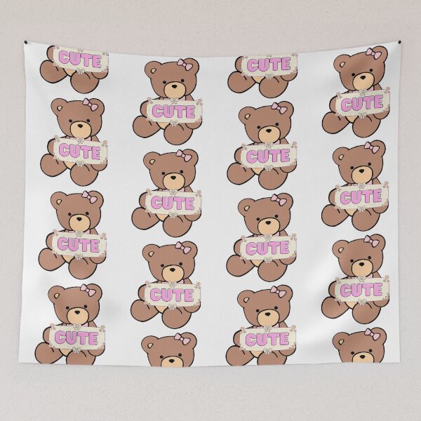 Item preview, Cute Teddy Bear -pink designed and sold by priyankajustine.
