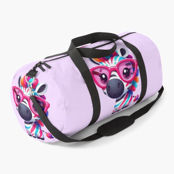 Item preview, Cute Colorful Zebra With Pink Glasses designed and sold by SweetLilith.