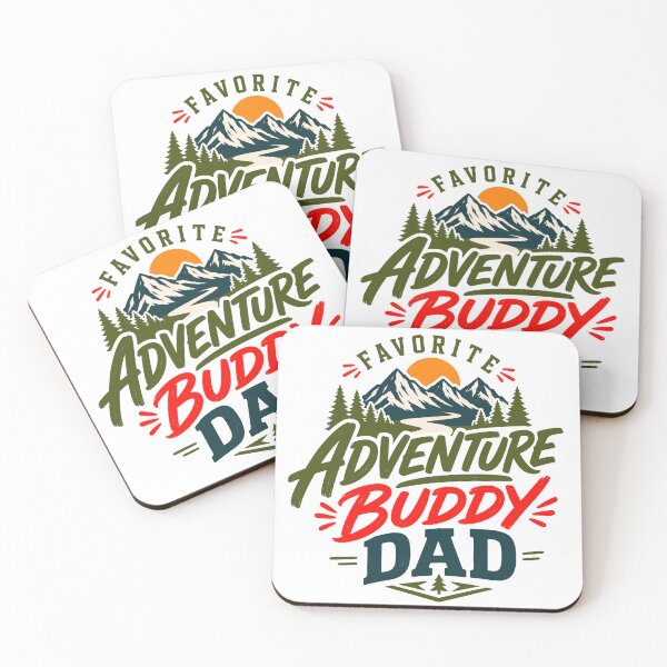 Item preview, Favorite Adventure Buddy Dad Gift for Outdoor Lovers designed and sold by Vibrantdream.