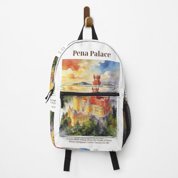 Item preview, Pena Palace Vintage Watercolor Art Print | Romanticist Portuguese Castle | Sintra Portugal Wall Decor designed and sold by Panom Suavichien.