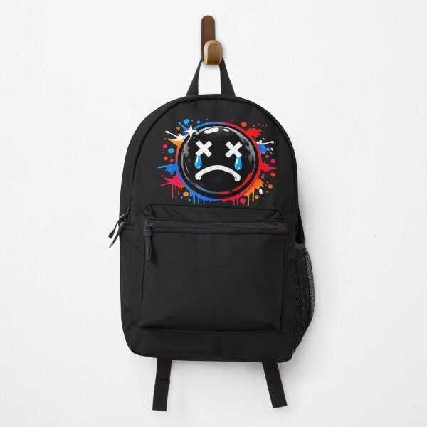 Item preview, Crying Black Smiley – Streetwear Graffiti designed and sold by AstraDrip Studio.