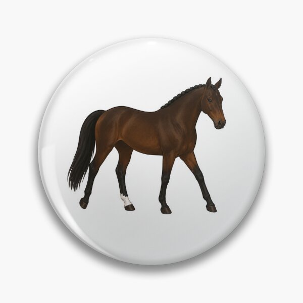 Item preview, Bay Hunter Jumper Horse Sticker designed and sold by RealEqEdit.