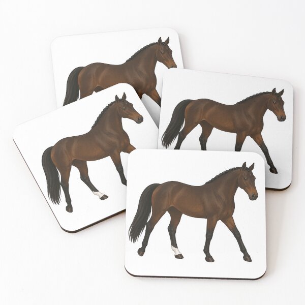 Item preview, Bay Hunter Jumper Horse Sticker designed and sold by RealEqEdit.