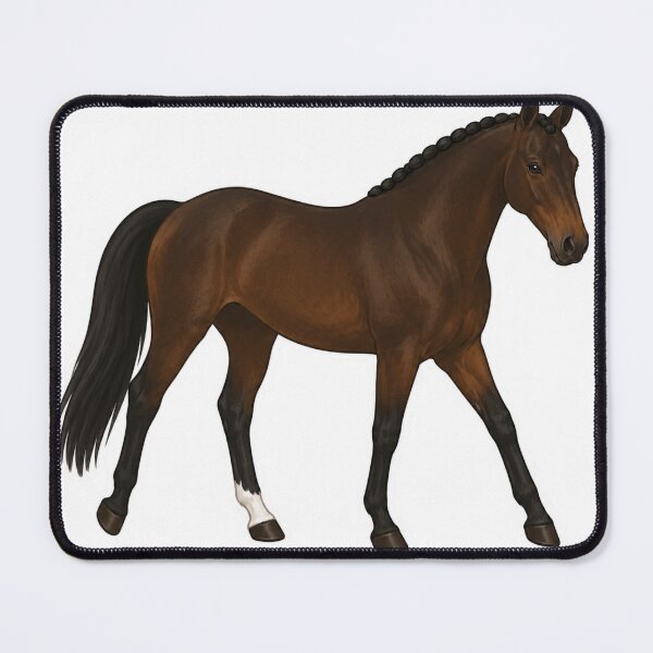 Item preview, Bay Hunter Jumper Horse Sticker designed and sold by RealEqEdit.