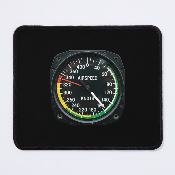 Item preview, Authentic Aircraft Cockpit Airspeed Indicator Gauge designed and sold by DuckOddity.