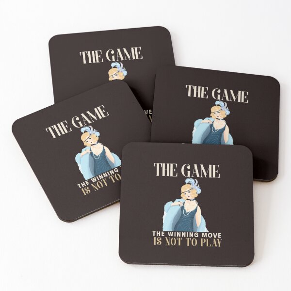 Item preview, THE GAME | THE WINNING MOVE IS NOT TO PLAY | ROARING 20's SERIES —  FLAPPER GIRL EDITION  designed and sold by WitLounge.
